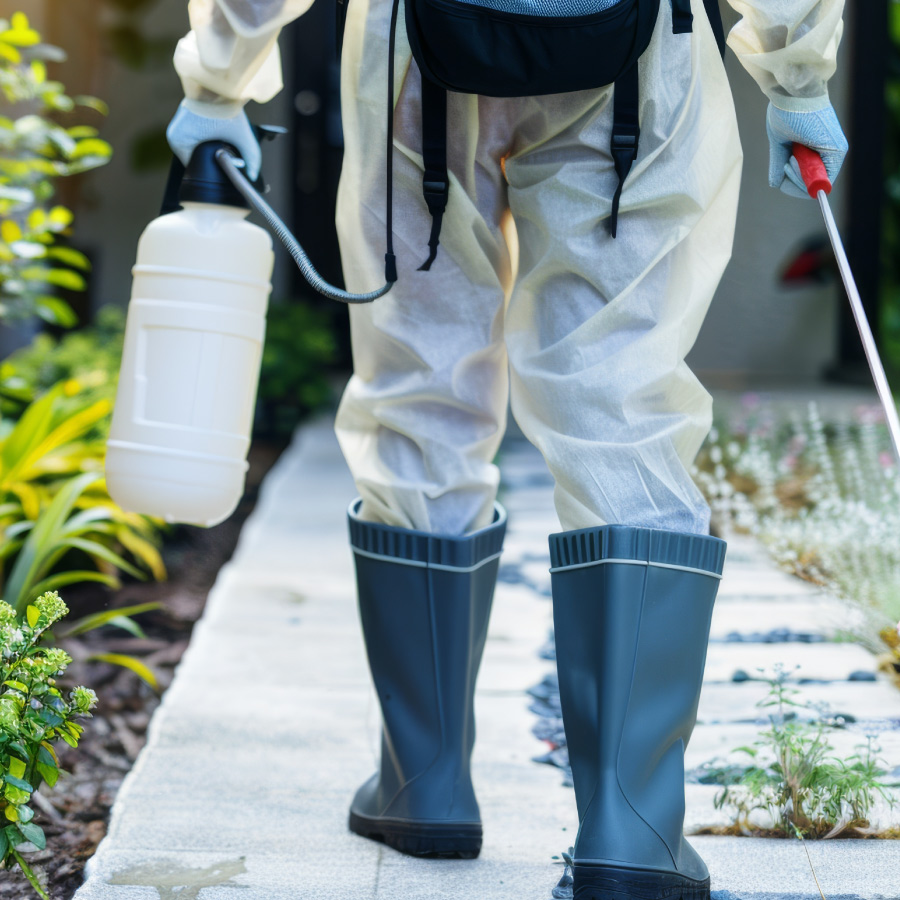 ハチの巣駆除 風景2